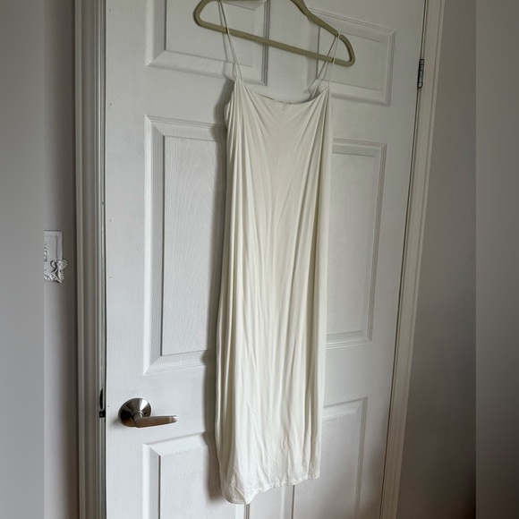 Good American white Good Touch 90s lace back midi dress - size 5 (XL) NWOT - Picture 5 of 6